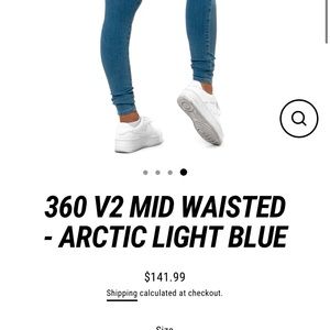 Fitjeans M mid wasted artic light blue